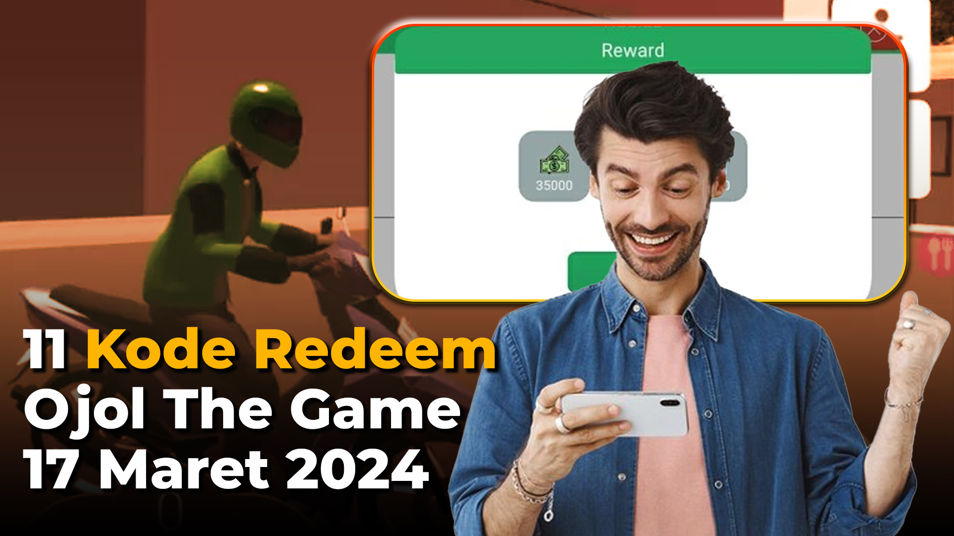 11 Kode Redeem Ojol The Game 17 Maret 2024, Klaim Segera