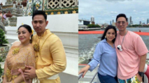 Anisa Bahar dan pacar brondongnya Edwin Bahari