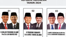 Beredar surat suara Pilpres 2024 yang menampilkan pasangan capres-cawapres. Salah satunya adalah Menteri BUMN Erick Thohir sebagai cawapres Prabowo Subianto