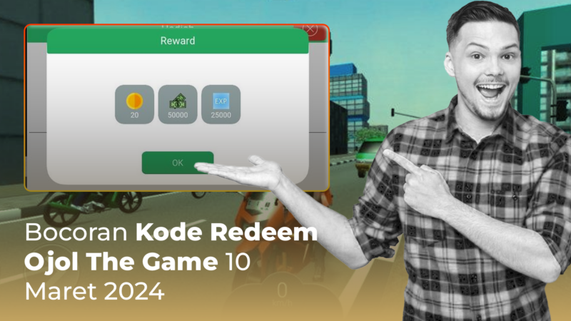 Bocoran Kode Redeem Ojol The Game Hari Minggu 10 Maret 2024