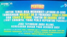 Cara Atasi K-Vision Muncul Layanan KU BAND Tambahkan MEASAT 3B di Frekuensi 12563 H 31000 dan 12643 H 31000