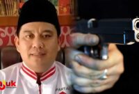 Muhammad Saleh Mukdam, anggota DPRD Lampung Tengah diduga menembak kepala seorang warga hingga tewas. Penembakan ini terjadi di tengah acara resepsi pernikahan di Dusun 1 Mataram Ilir, Kecamatan Seputih Surabaya, Lampung Tengah pada Sabtu (6/7/2024). Foto: Tajukflores.com/Istimewa