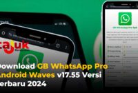 Download GB WhatsApp Pro Android Waves v17.55 Versi Terbaru 2024