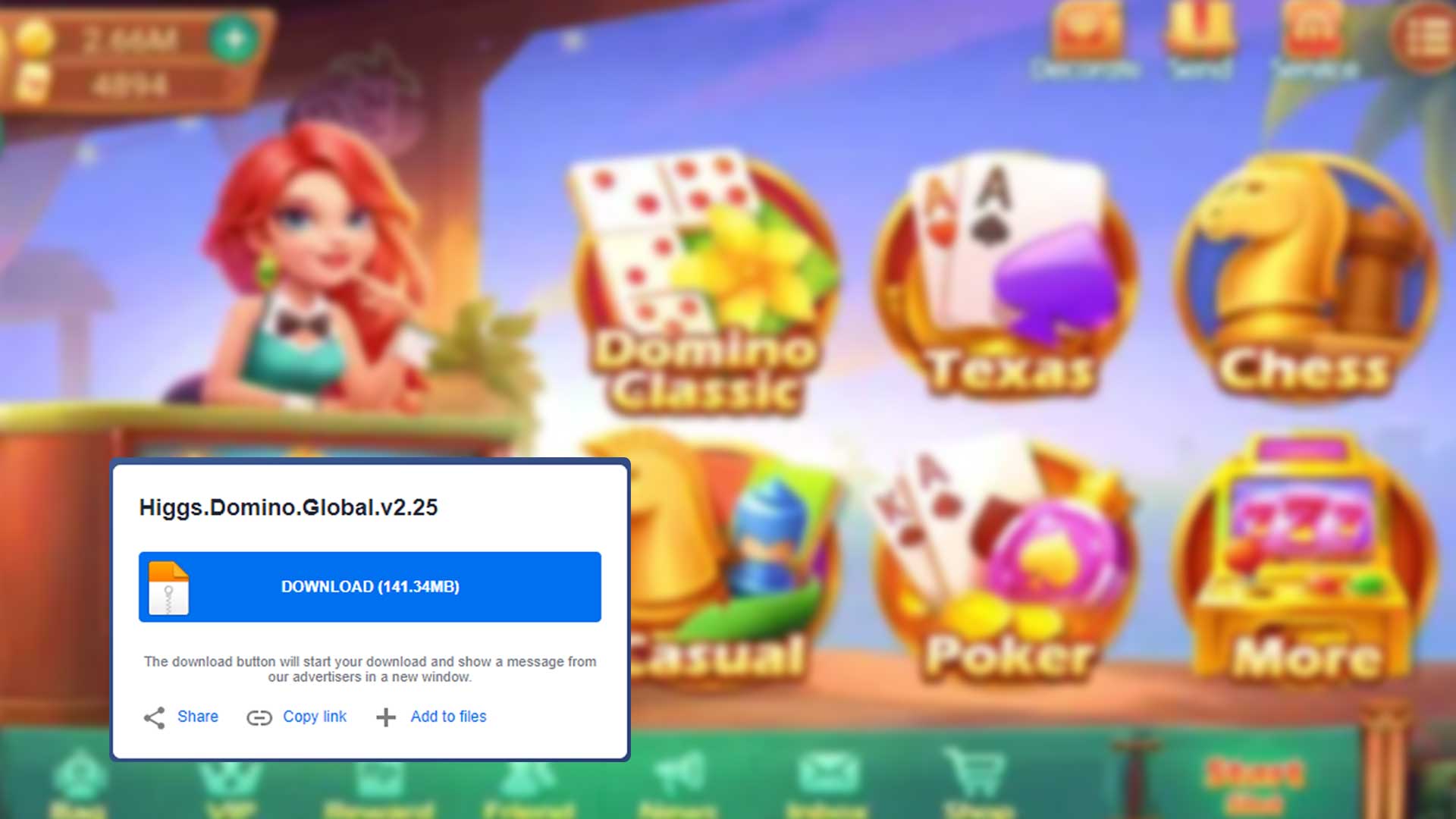 Download Higgs Domino Global 2.25 APK MOD Terbaru 2024, Lengkap dengan Speeder dan Tombol Kirim