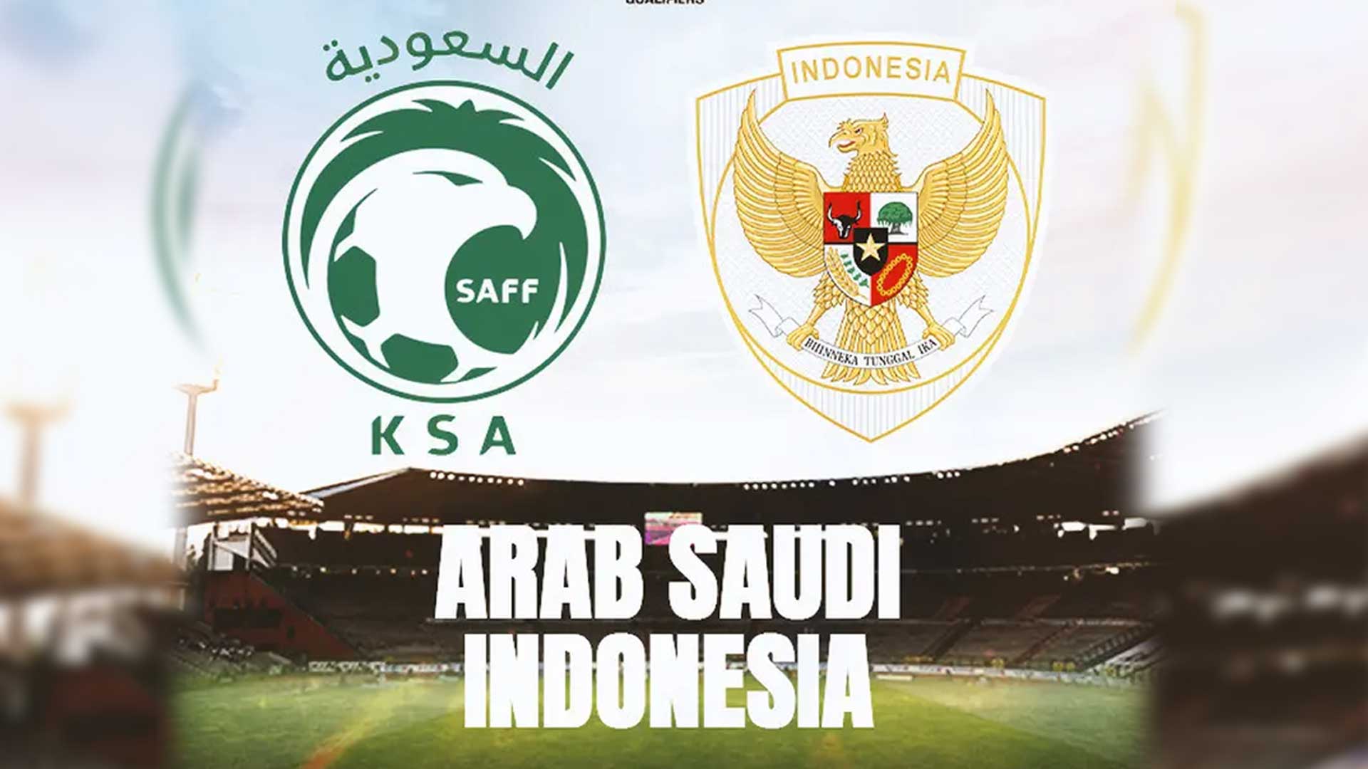 Gratis 2 Link Live Streaming Timnas Indonesia vs Arab Saudi Kualifikasi Piala Dunia 2026 Malam Ini di RCTI