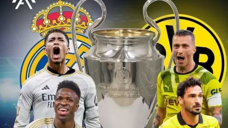 Gratis 3 Link Live Streaming Dortmund vs Real Madrid Nonton di SCTV Final Liga Champions Malam Ini