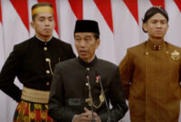 Pidato Kenegaraan Presiden Jokowi pada Sidang Tahunan MPR RI dan Sidang Bersama DPR dan DPD RI dalam rangka HUT Ke-79 Kemerdekaan RI, Jumat, 16 Agustus 2024. Foto: TV Parlemen
