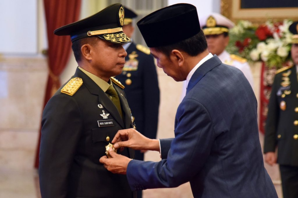 KSAD Agus Subiyanto, Jokowi, KSAD pengganti Dudung, TNI AD, Pemilu 2024, Dudung Abdurachman