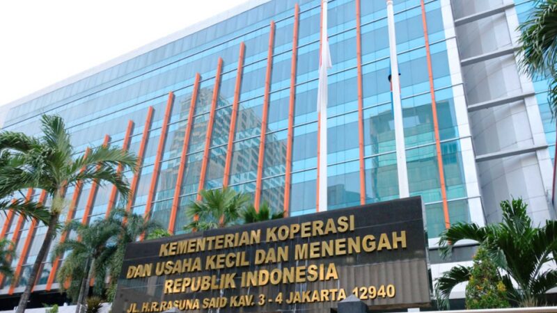 Gedung Kementerian Koperasi dan UKM (Kemenkop UKM). Foto: Istimewa