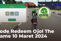 Klaim Sekarang! Kode Redeem Ojol The Game 10 Maret 2024