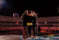 Coldplay gelar konser di Jakarta, Indonesia pada Kamis (15/9/2023).