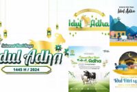 Link Download Logo Qurban Idul Adha 2024 Desain Terbaru Ada Gambar Hewan Kurban PDF PNG JPG CDR PSD Gratis