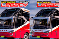Link Download Mod BUSSID Bus Pariwisata Old Legacy Livery Full Strobo APK dan OBB