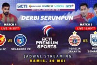 Link Live Streaming Persija vs PSIS RCTI Premium Sports RCTI+ dan Visio+, Bisa Nonton Gratis dengan Cara Ini