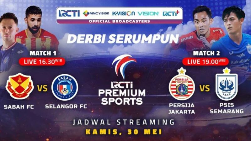 Link Live Streaming Persija vs PSIS RCTI Premium Sports RCTI+ dan Visio+, Bisa Nonton Gratis dengan Cara Ini