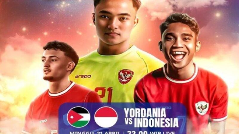 Link Live Streaming Timnas Indonesia Vs Yordania Hari Ini di Piala Asia U23