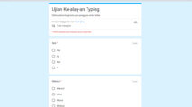 Link Ujian Typing Alay Docs PDF Google Form di Sini