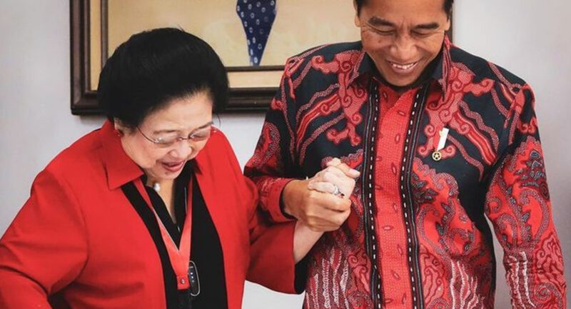 Ketua Umum PDIP Megawati Soekarnoputri dan Presiden Jokowi. Foto: Istimewa