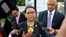 Menteri Luar Negeri Republik Indonesia (Menlu RI) Retno Marsudi menegaskan kembali dukungan penuh Indonesia terhadap Palestina. Foto: seskab