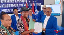 Orias Petrus Moedak dan Sebastian Salang Resmi Mendaftar sebagai Calon Gubernur dan Wakil Gubernur di DPW PAN NTT