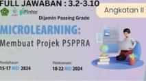 Kunci Jawaban Modul 3.2 3.4 3.6 3.8 3.10 Pelatihan Microlearning : Membuat Projek P5PPRA di Pintar Kemenag