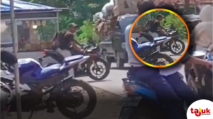 Pengamen Naik Honda CBR, Netizen: yang Kerja dari Pagi Pakai Motor Bebek