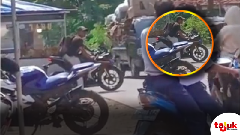 Pengamen Naik Honda CBR, Netizen: yang Kerja dari Pagi Pakai Motor Bebek