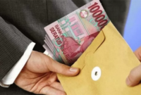 Ilustrasi money politic atau politik uang di pemilihan umum (Tajukflores.com)