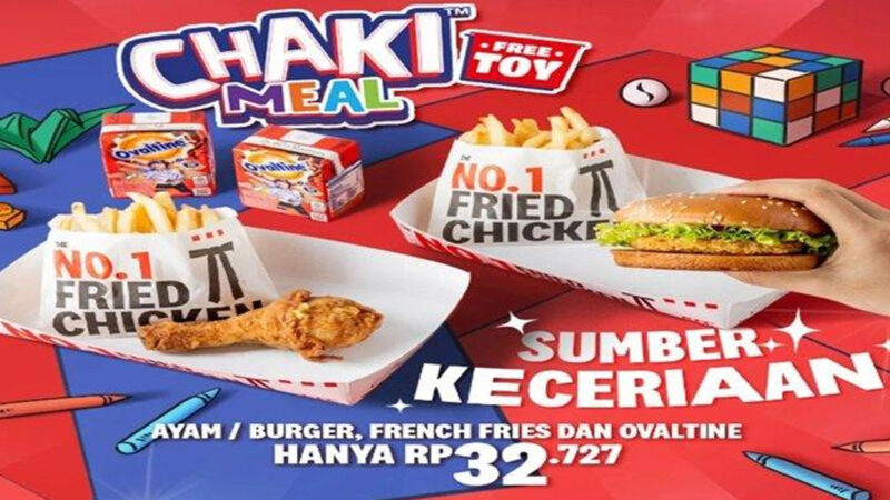 Promo KFC Hari Ini Rabu 3 April, Chaki Meal Rp 32 Ribuan Siap Mengisi Harimu dengan Kebahagiaan