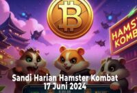 Sandi Harian Hamster Kombat 17 Juni 2024 Dapatkan 1 Juta Koin, Klaim Sekarang!