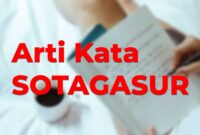 Sotagasur Artinya Apa yang Viral di TikTok, Simak Arti Kata Sotagasur Dalam Bahasa Gaul