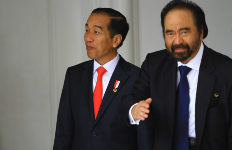 Ketua Umum Partai NasDem Surya Paloh dan Presiden Jokowi. Foto: Istimewa