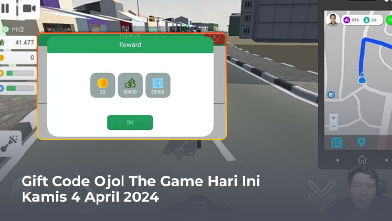 Update Terbaru! Gift Code Ojol The Game Hari Ini Kamis 4 April 2024, Sudah Bisa Mabar