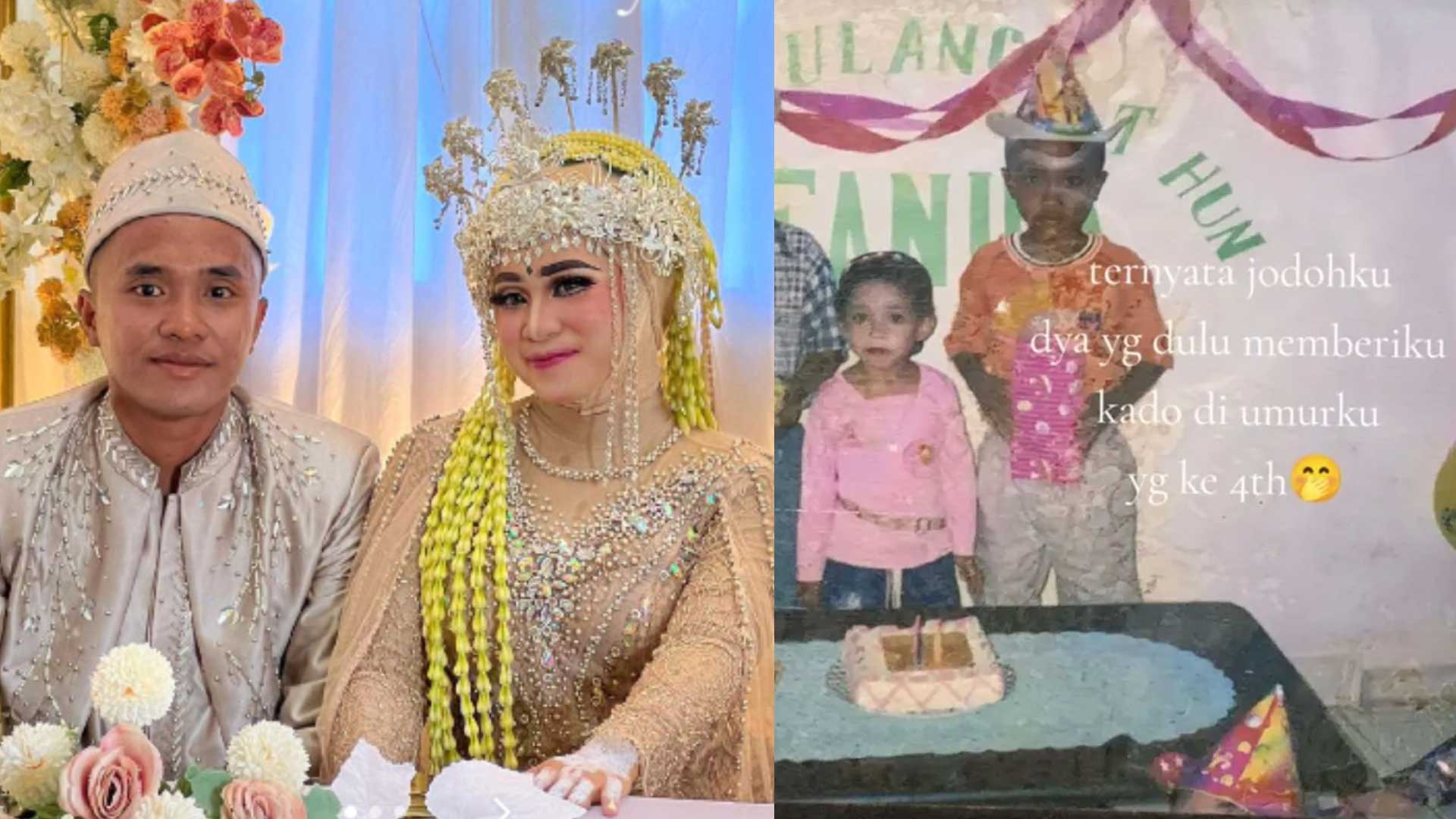 Wanita Ini Dinikahi Pria yang Berikan Kado saat Ultah ke-4