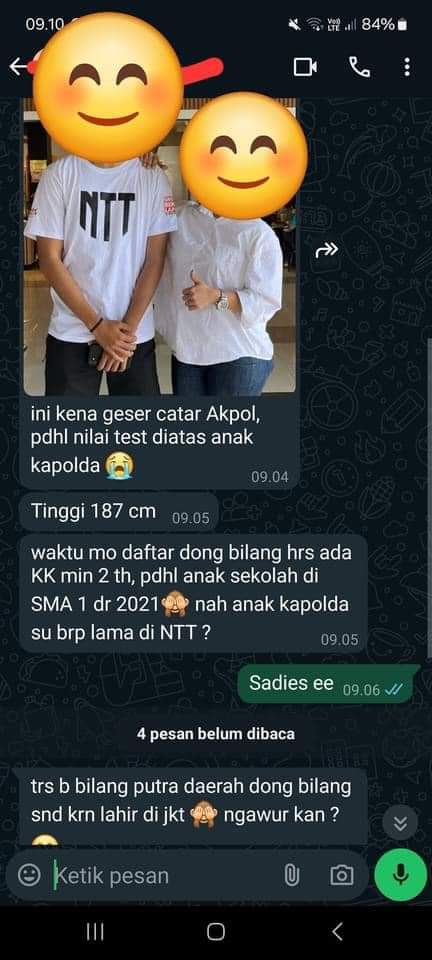 Viral, Anak Kapolda NTT Diduga Lolos Seleksi Casis Akpol 2024 Meski Nilai Lebih Rendah