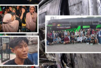 Sejumlah korban menceritakan detik-detik kecelakaan maut bus rombongan siswa SMK Lingga Kencana Depok di Ciater, Subang, Jawa Barat pada Sabtu (12/5/2024). Foto kolase/Tajukflores.com/Antara