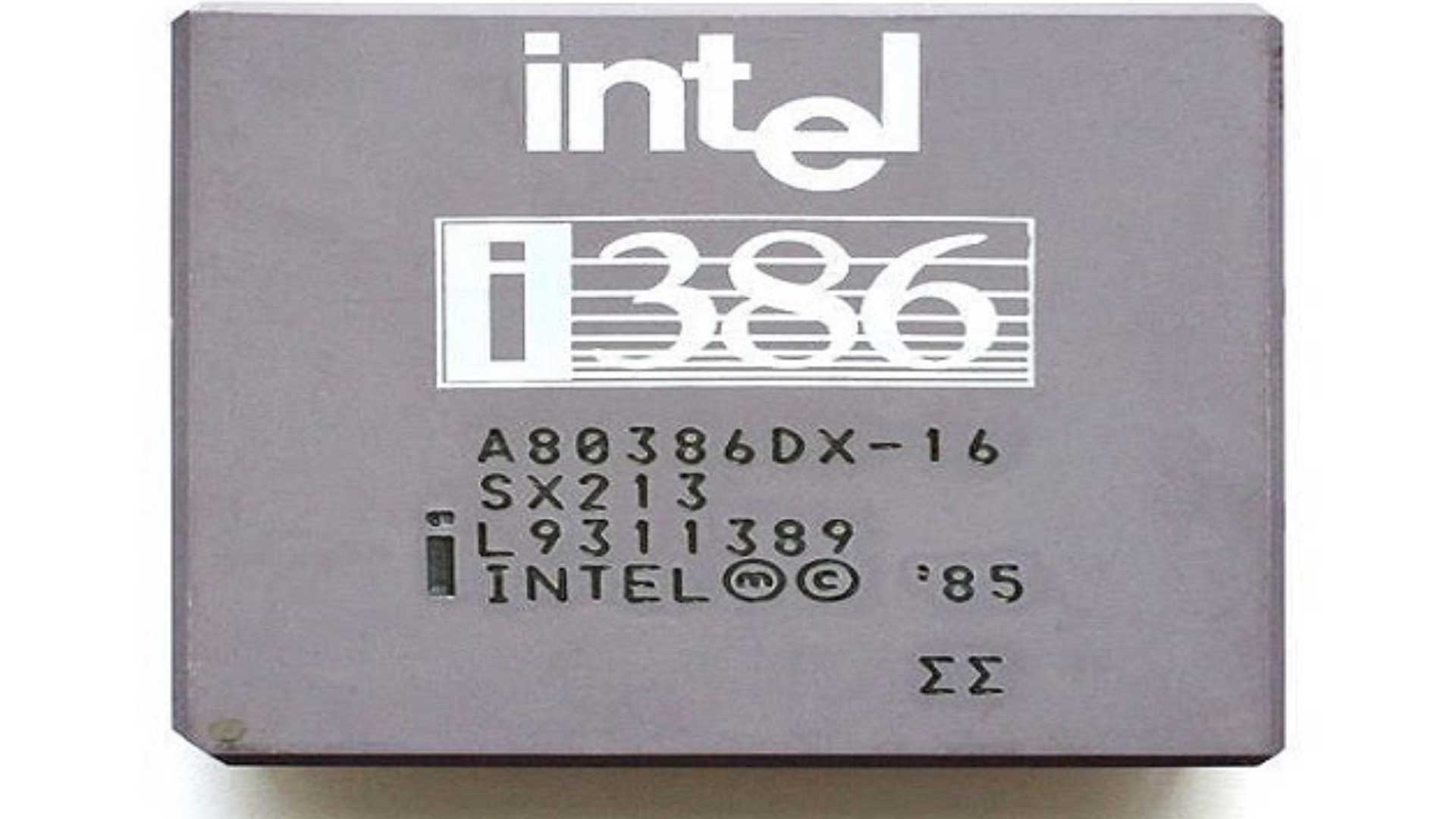 CEO Intel sekarang, Pat Gelsinger, prosesor 386,