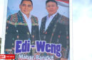 Calon petahana di Pilkada Manggarai Barat 2024, Bupati Edi Endi dan Wakil Bupati Yulianus Weng. Foto: Tajukflores.com/Istimewa
