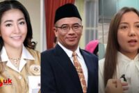 Kolase foto Hasnaeni atau Wanita Emas,  Hasyim Asy'ari dan Cindra Aditi Tejakinkin. (Tajukflores.com)
