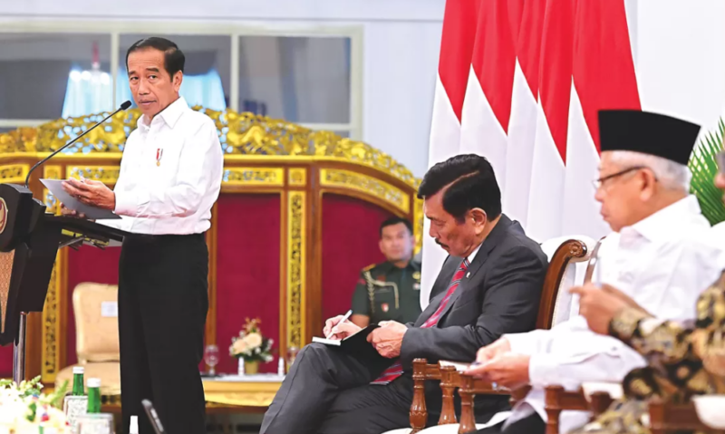 Foto ilustrasi: Presiden Jokowi memimpin sidang kabinet di Istana Negara