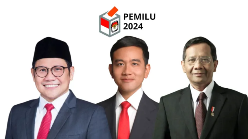 Cawapres 2024: Muhaimin Iskandar (Cak Imin), Gibran Rakabuming Raka dan Mahfud MD. Foto: Istimewa