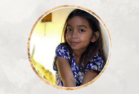 Tilfa Azahra Mokoagow, bocah perempuan berusia 8 tahun di Desa Baret, Boltim, Sulawesi Utara, tewas dibunuh tante dan omnya untuk diambil perhiasan emasnya. Foto: Tajukflores.com/Ist
