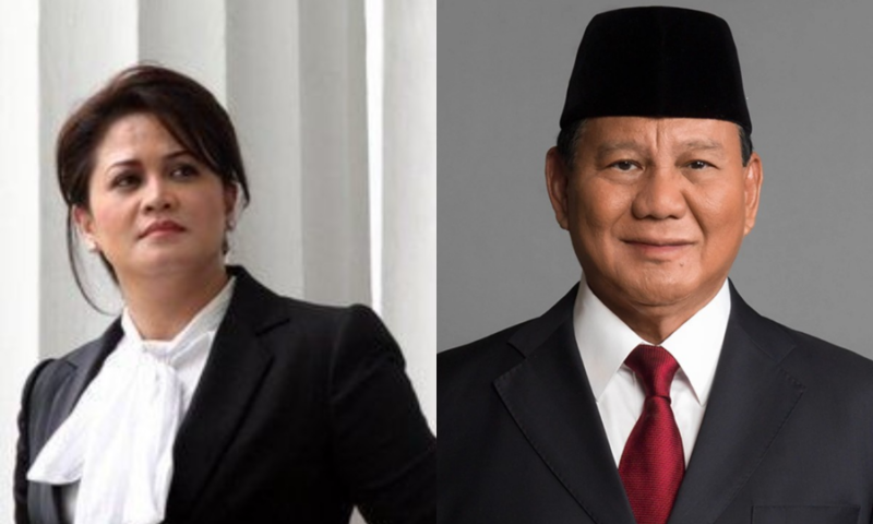 Connie Rahakundini Bakrie dan Prabowo Subianto (Tajukflores.com)