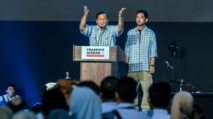 Prabowo Sebut Kemenangannya untuk Rakyat Indonesia, Prabowo-Gibran, maka siang gratis, program makan gratis, prabowo-gibran ntt, prabowo-gibran kandang banteng, pdip