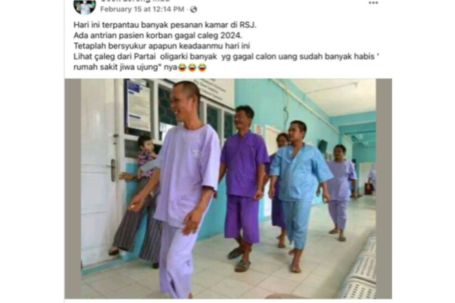 Heboh Caleg Gagal Masuk RSJ, Benarkah?