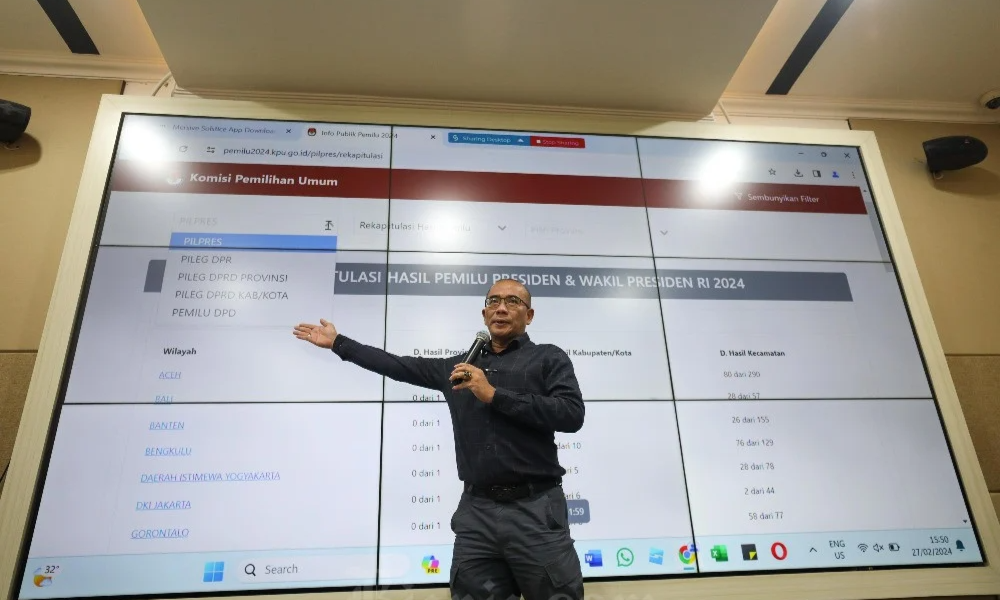 Kemenkominfo Sebut Server Alibaba untuk Pemilu 2024 Ada di Indonesia, Jamin Keamanan Data, DKPP, Ketua KPU RI Hasyim Asy'ari.