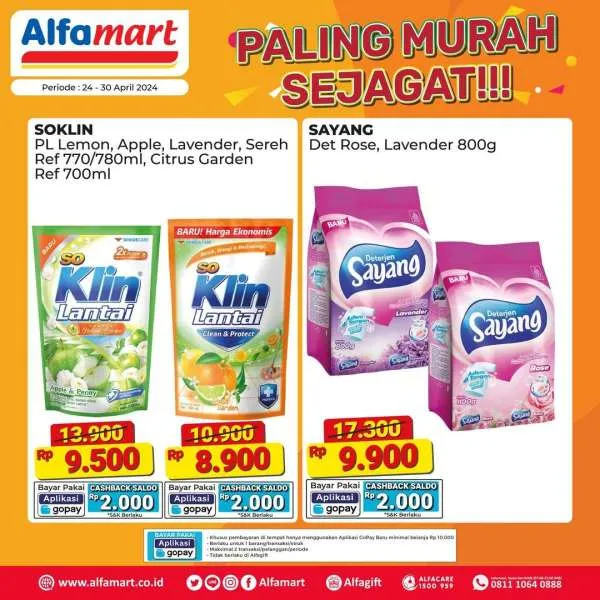 Promo Alfamart Paling Murah Sejagat 24-30 April 2024: Hemat Belanja Kebutuhan Sehari-hari!