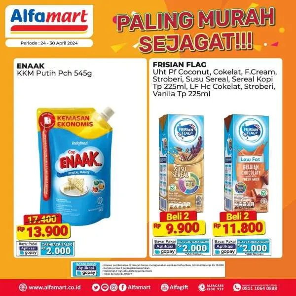 Promo Alfamart Paling Murah Sejagat 24-30 April 2024: Hemat Belanja Kebutuhan Sehari-hari!