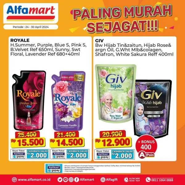 Promo Alfamart Paling Murah Sejagat 24-30 April 2024: Hemat Belanja Kebutuhan Sehari-hari!