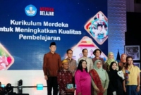 Pemerintah melalui Kemendikbud resmi menetapkan Kurikulum merdeka sebagai kurikulum nasional dalam acara peluncuran 'Kurikulum Merdeka untuk Meningkatkan Kualitas Belajar' di Gedung A Kemendikbudristek, Jakarta, Rabu (27/3/2024). Foto: RRI